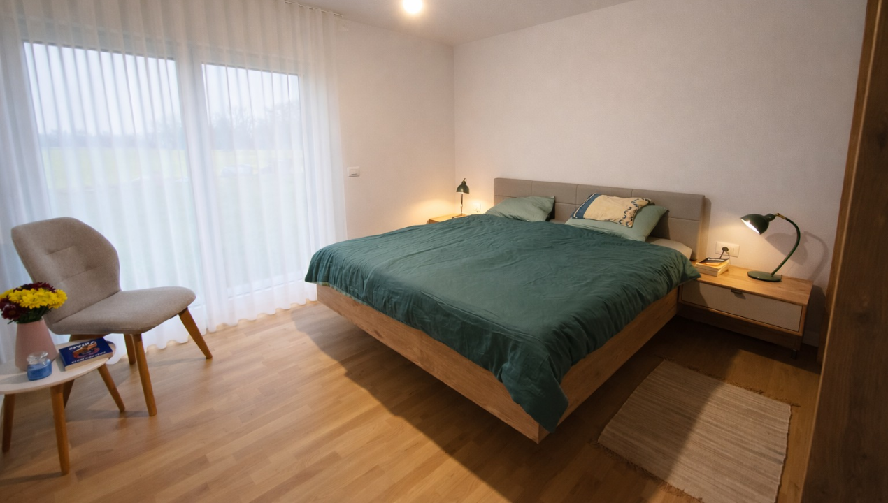 FOTO: Kako je videti montažna hiša, ko se v njej naseli vsakdan?