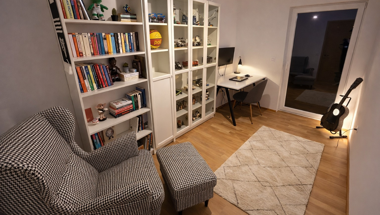 FOTO: Kako je videti montažna hiša, ko se v njej naseli vsakdan?