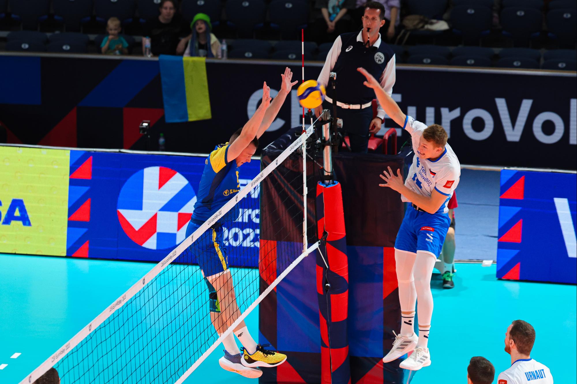 FOTO: Slovenski odbojkarji v polfinalu evropskega prvenstva
