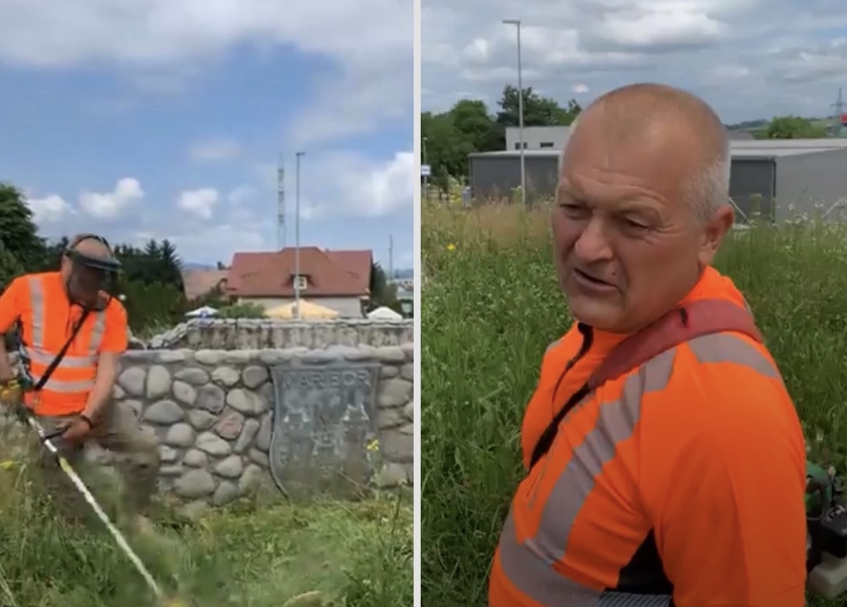 VIDEO: Franc Kangler kar sam kosil visoko travo na rondoju v Dogošah