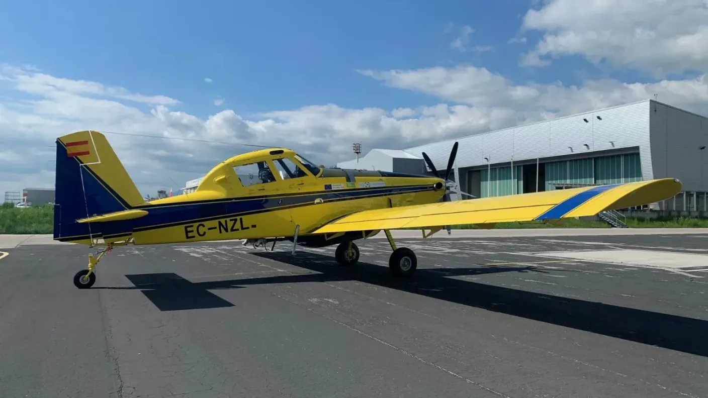 Požarna ogroženost: Odslej bodo air tractorji stražili nebo