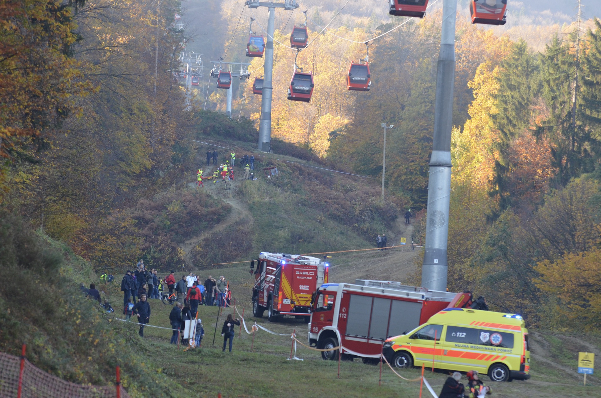 Na Pohorju se je včeraj poškodoval kolesar