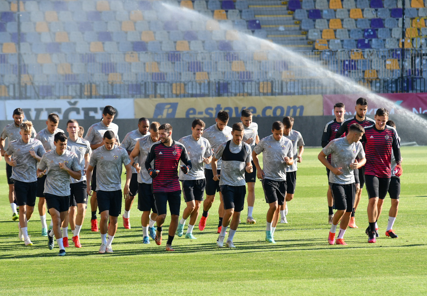 FOTO: Spremenjen NK Maribor pripravljen na prvo evropsko tekmo