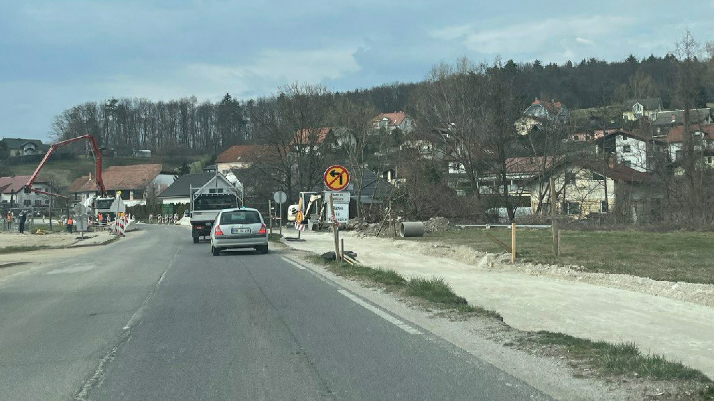 FOTO: Nova kolesarska povezava do Zg. Kungote bo pomembna za večjo prometno varnost