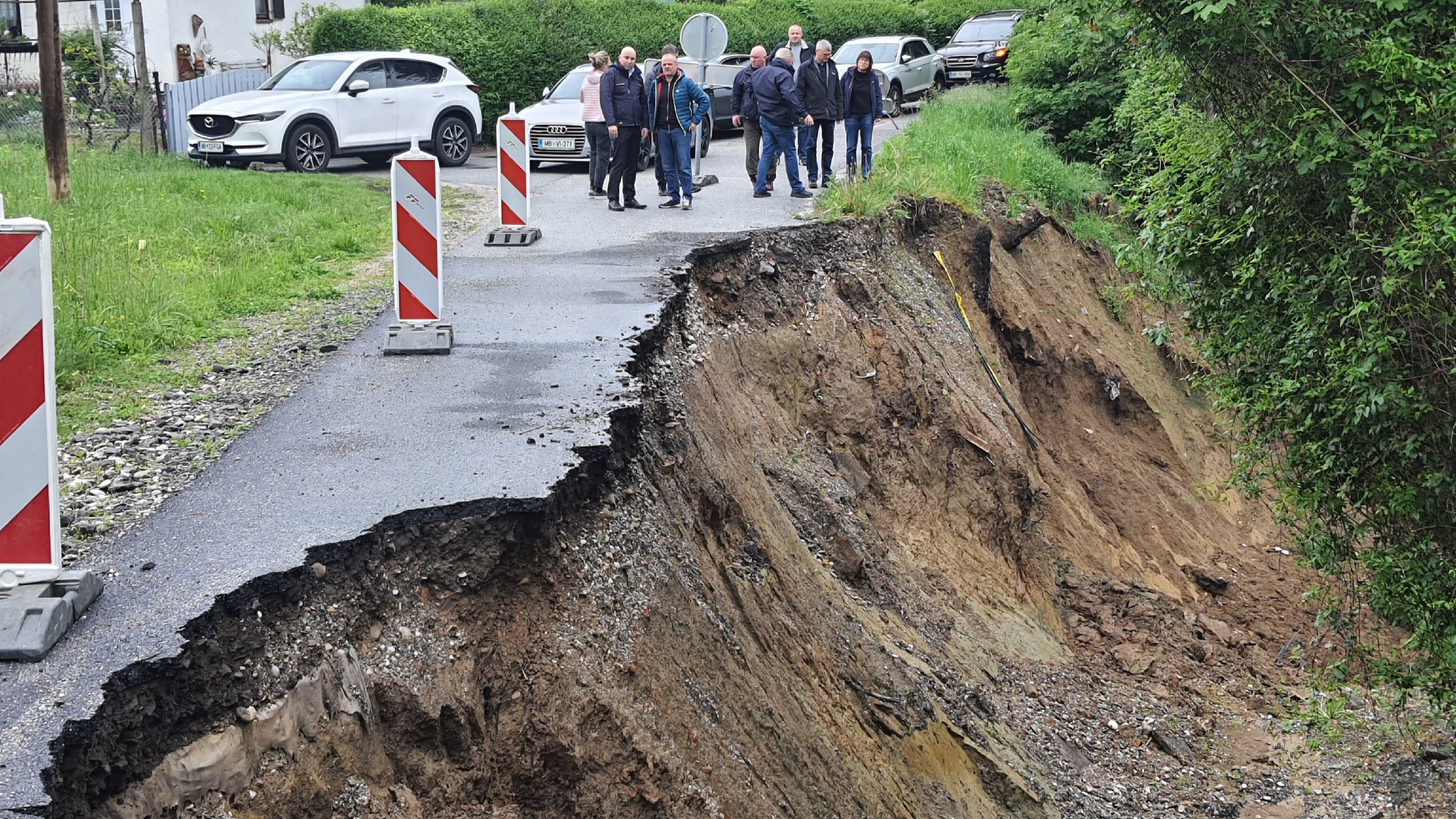 FOTO: Minister Brežan prizadetim občinam obljubil pomoč države