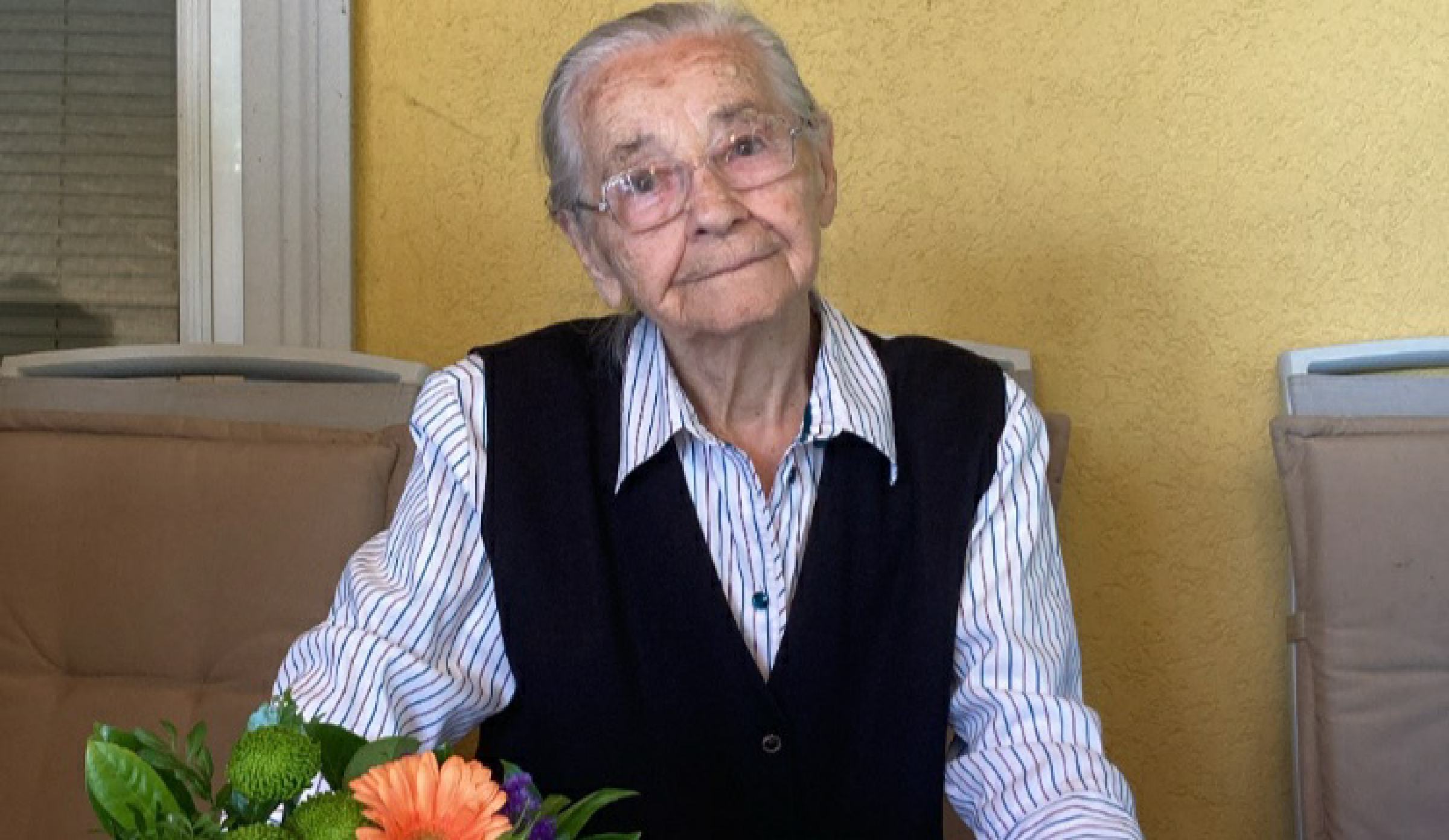 FOTO: 101-letnica le enkrat v življenju ostala v bolnišnici