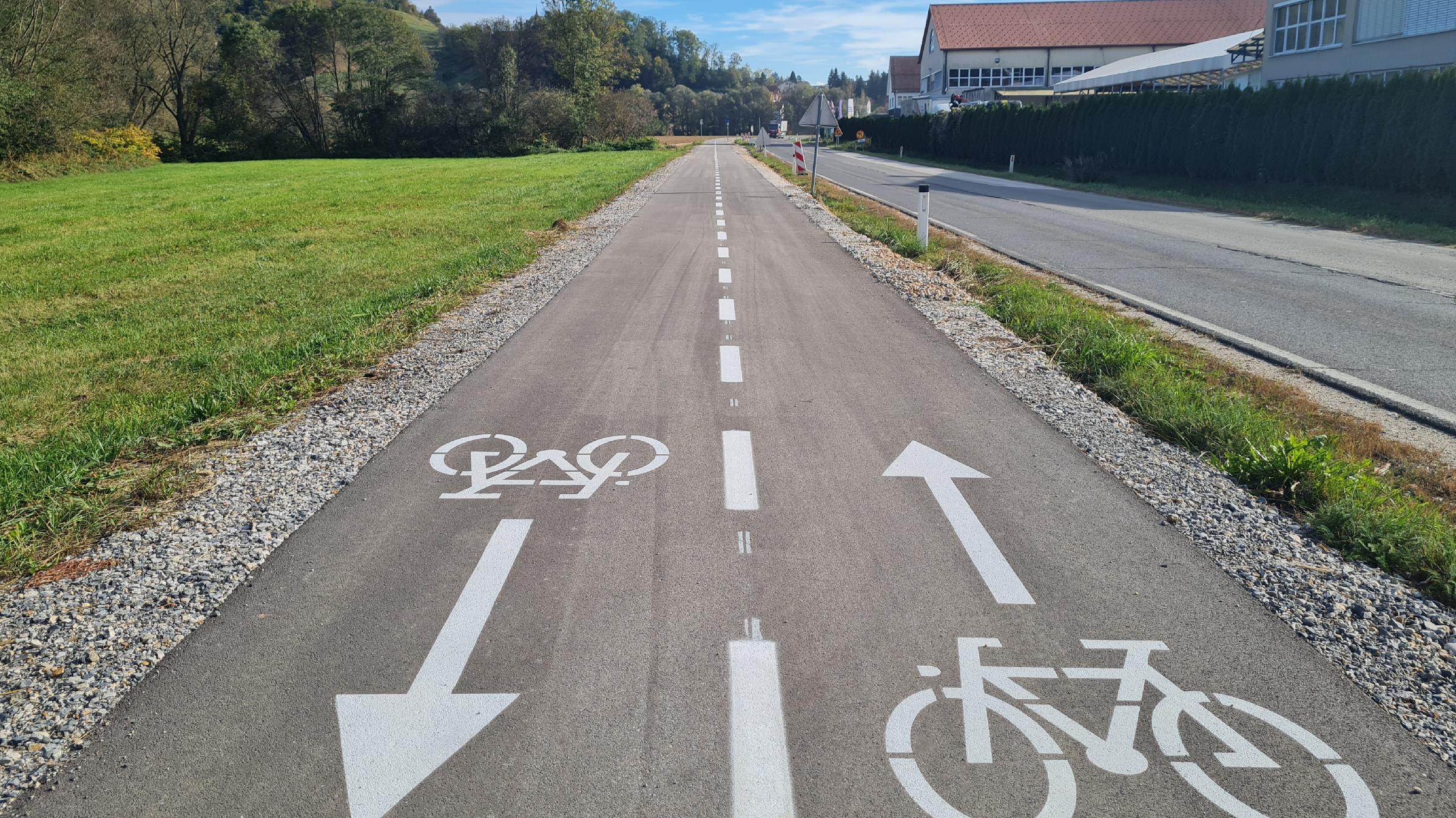 FOTO: Nova kolesarka med Kungoto in Mariborom tik pred tehničnim prevzemom