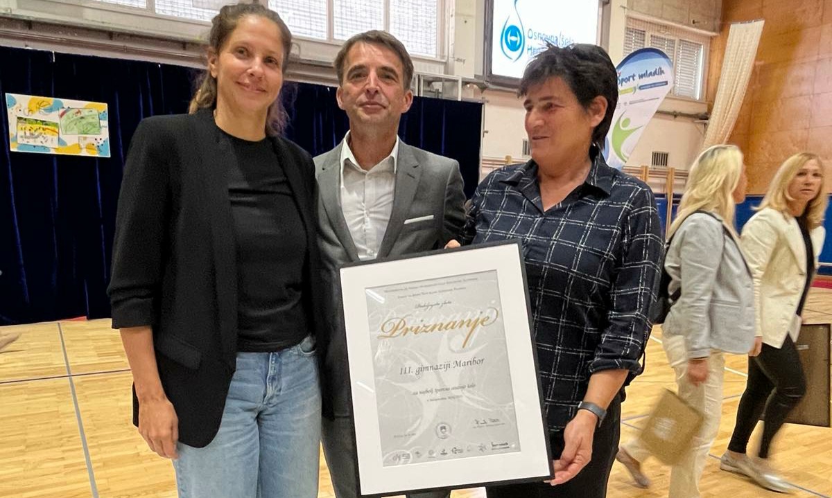 III. gimnazija Maribor že četrtič do laskavega naslova: »Za tem uspehom stoji predanost dijakov, učiteljev in trenerjev«