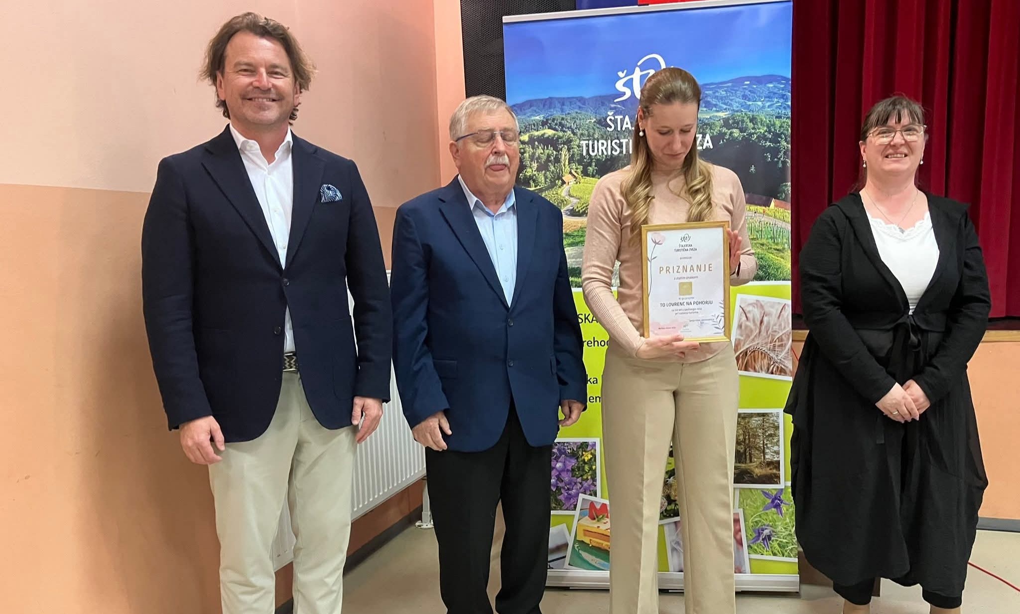 Zlati znak za 50 let dela: Zgodba o tem, kako je Turistično društvo Lovrenc na Pohorju spreminjalo kraj
