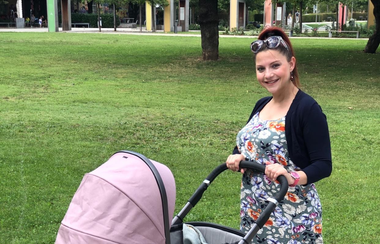 Tanja Žagar delila prvo fotografijo s svojo novorojenko