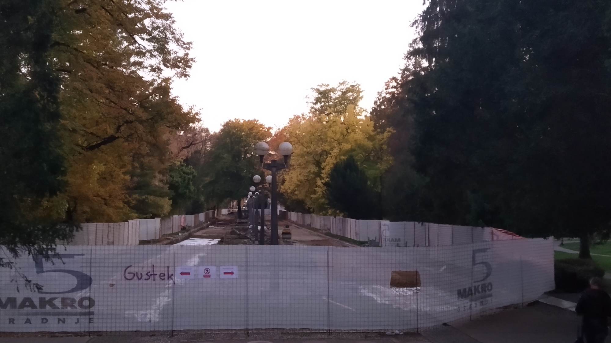 FOTO: Dela na promenadi v polnem teku