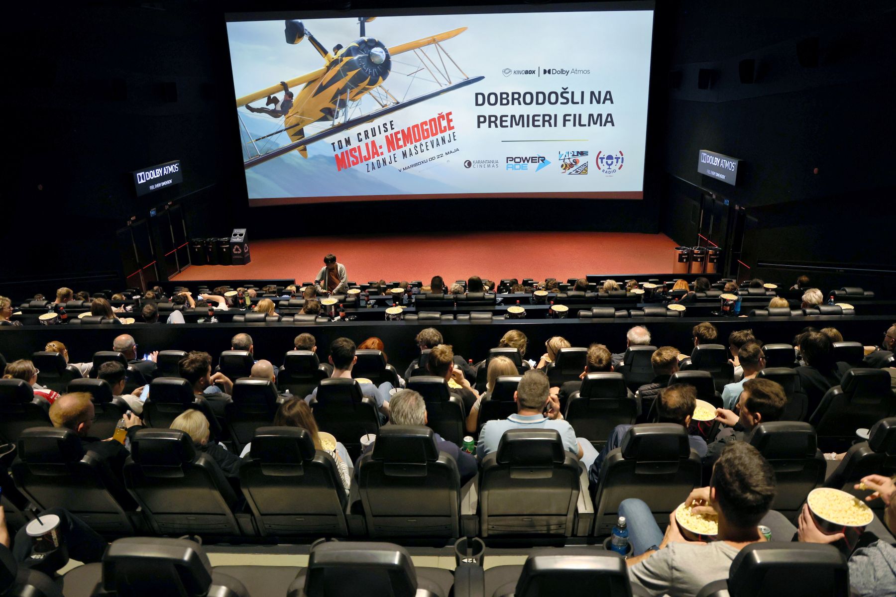 Filmski spektakel napolnil dvorano Mariboxa: Navdušenje ob premieri nove Misije: Nemogoče