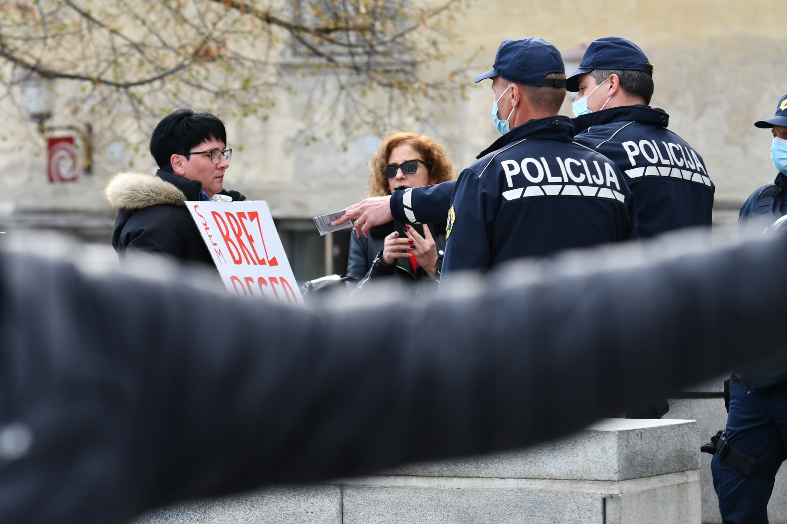 Opozorila mariborskih policistov pred novimi napovedanimi protesti