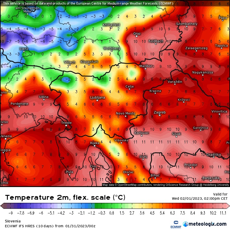 Kmalu nadpovprečne temperature, je zimi že odklenkalo?