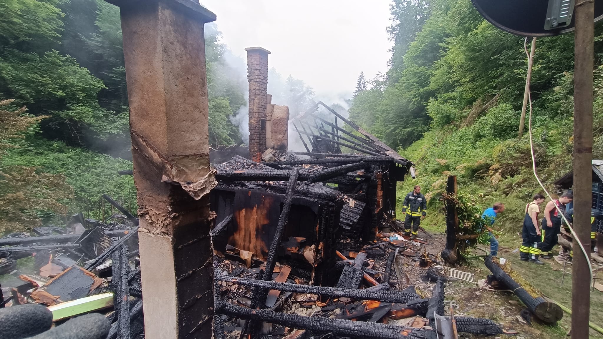 Znane podrobnosti včerajšnjega požara v Kozjem Vrhu