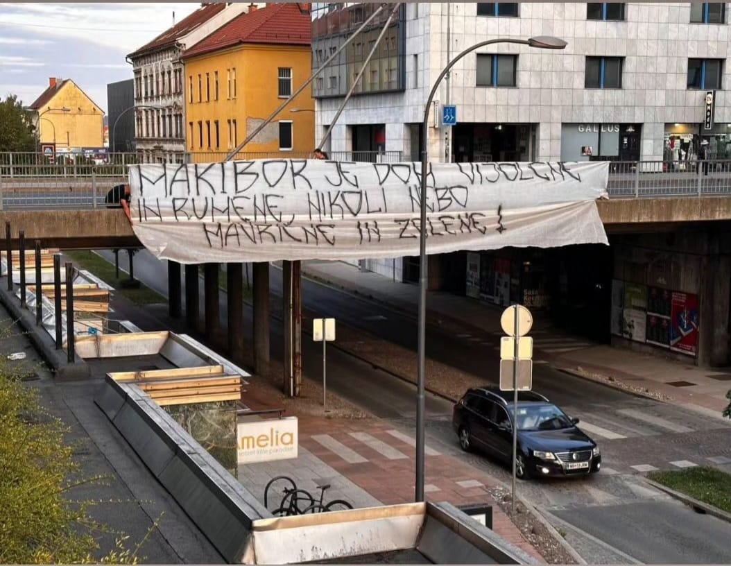 FOTO: &#8220;Maribor je dom vijolične in rumene, nikoli ne bo mavrične in zelene&#8221;