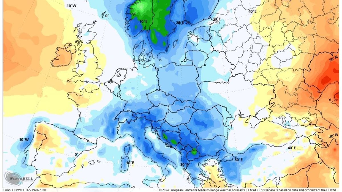 Meteorologi: V prihodnjih dneh se bo le nekoliko ogrelo, vendar ...