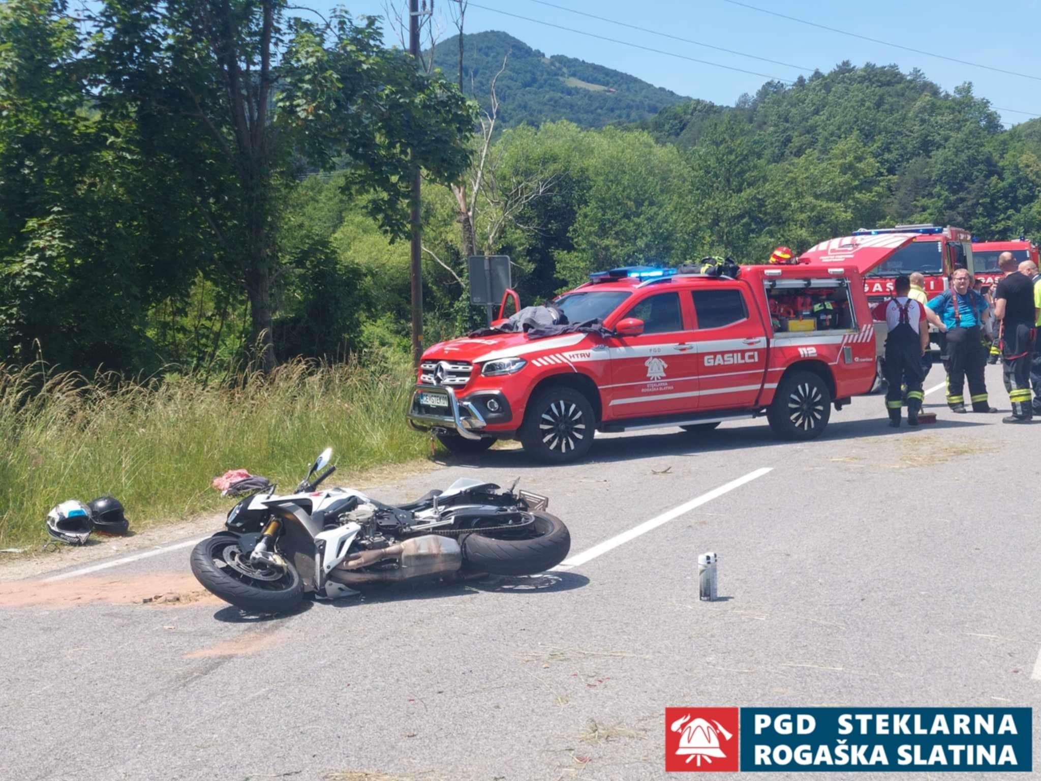 Trčenje na Štajerskem:  Poškodovano osebo s helikopterjem prepeljali v UKC Maribor (FOTO)