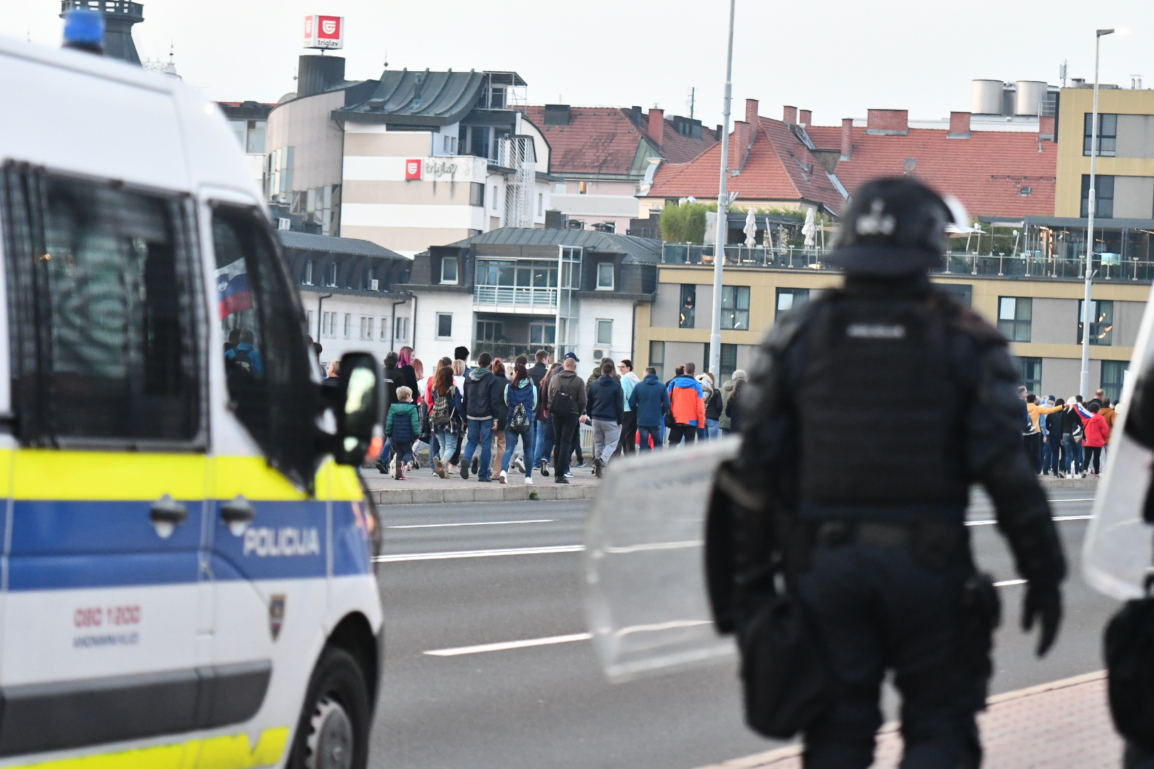 Policisti pred jutrišnjim protestom sporočajo, da zgolj opravljajo svojo službo