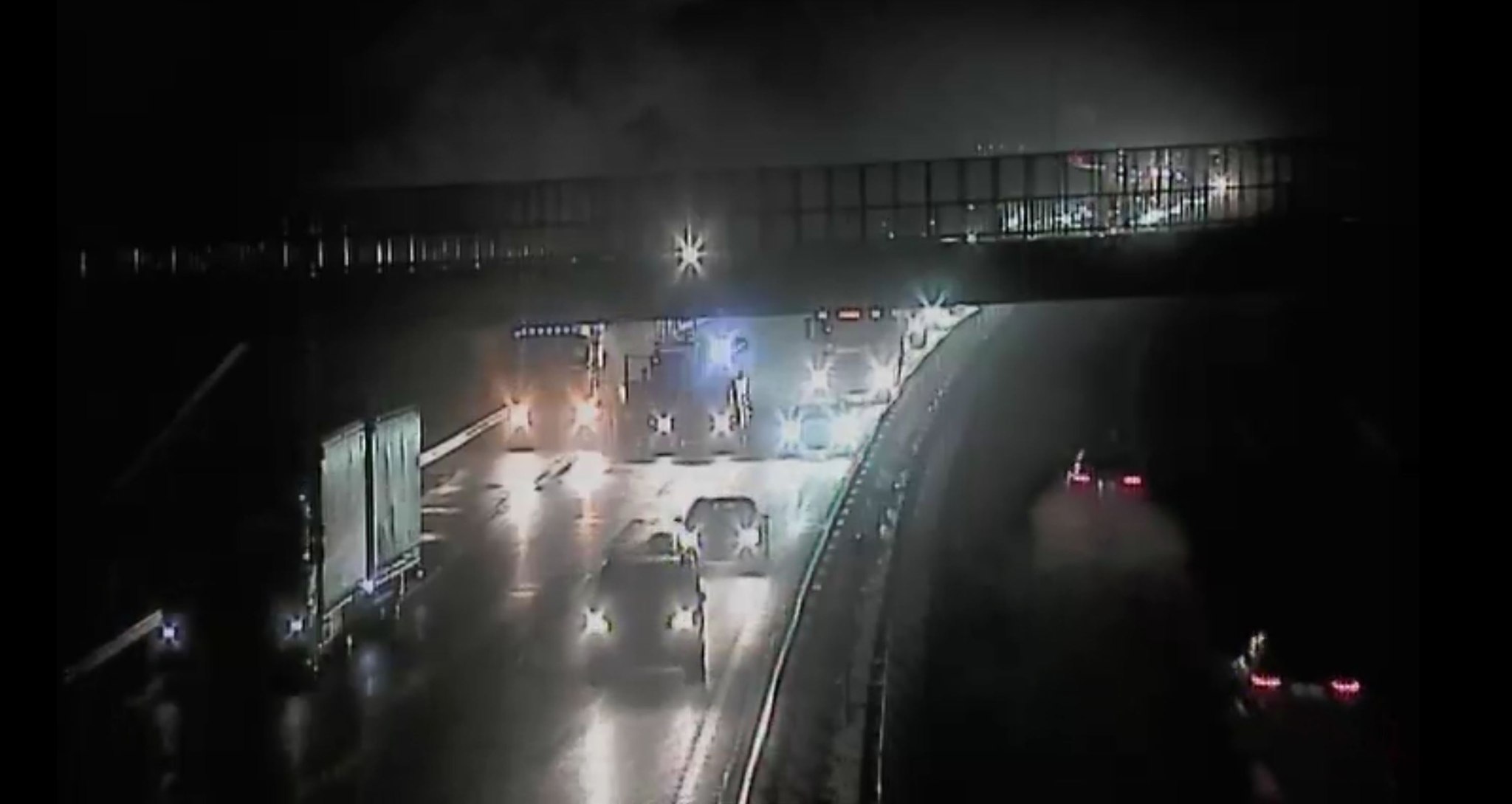 Popolna zapora, zagorelo na štajerski avtocesti