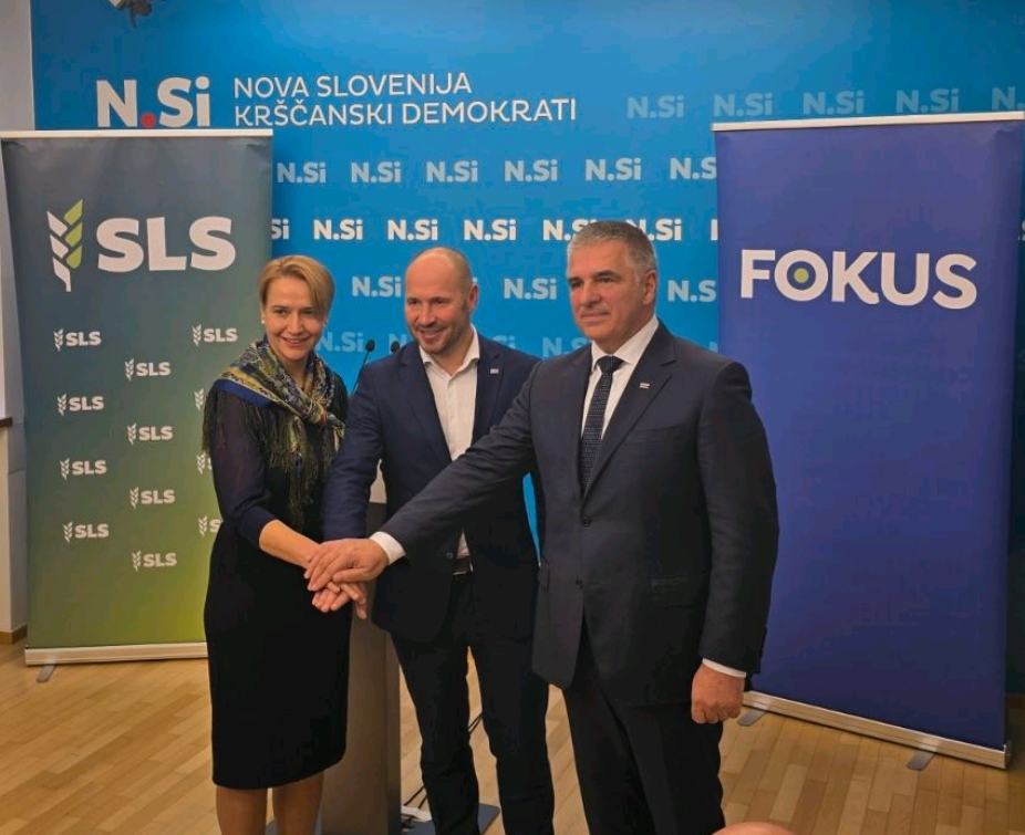 Združevanje na desnici: NSi, SLS in Fokus napovedujejo skupen nastop na volitvah