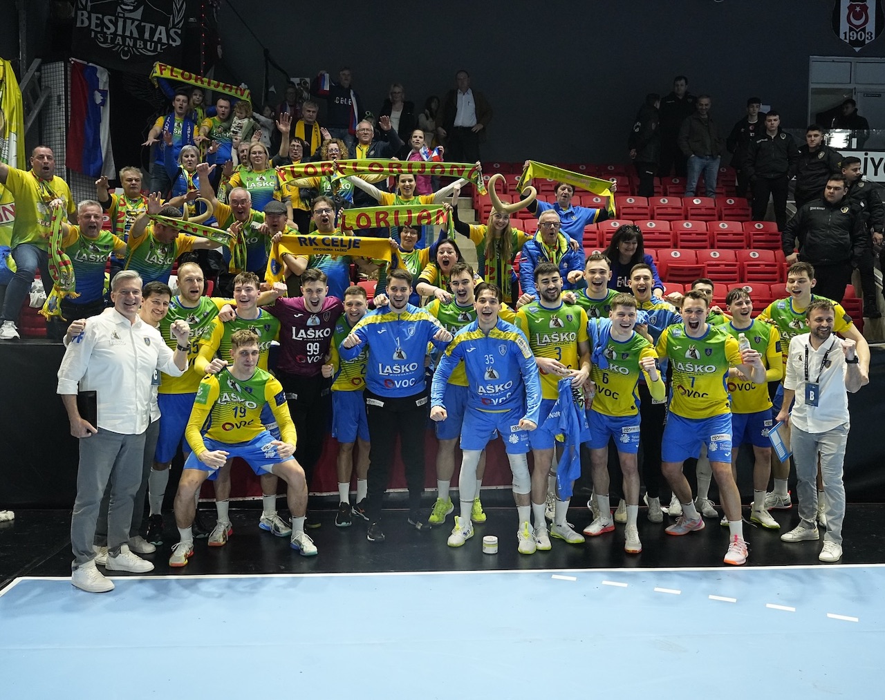 Celjani med najboljših osem: Preboj v četrtfinale evropskega pokala