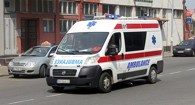 V reševalnem vozilu našli marihuano
