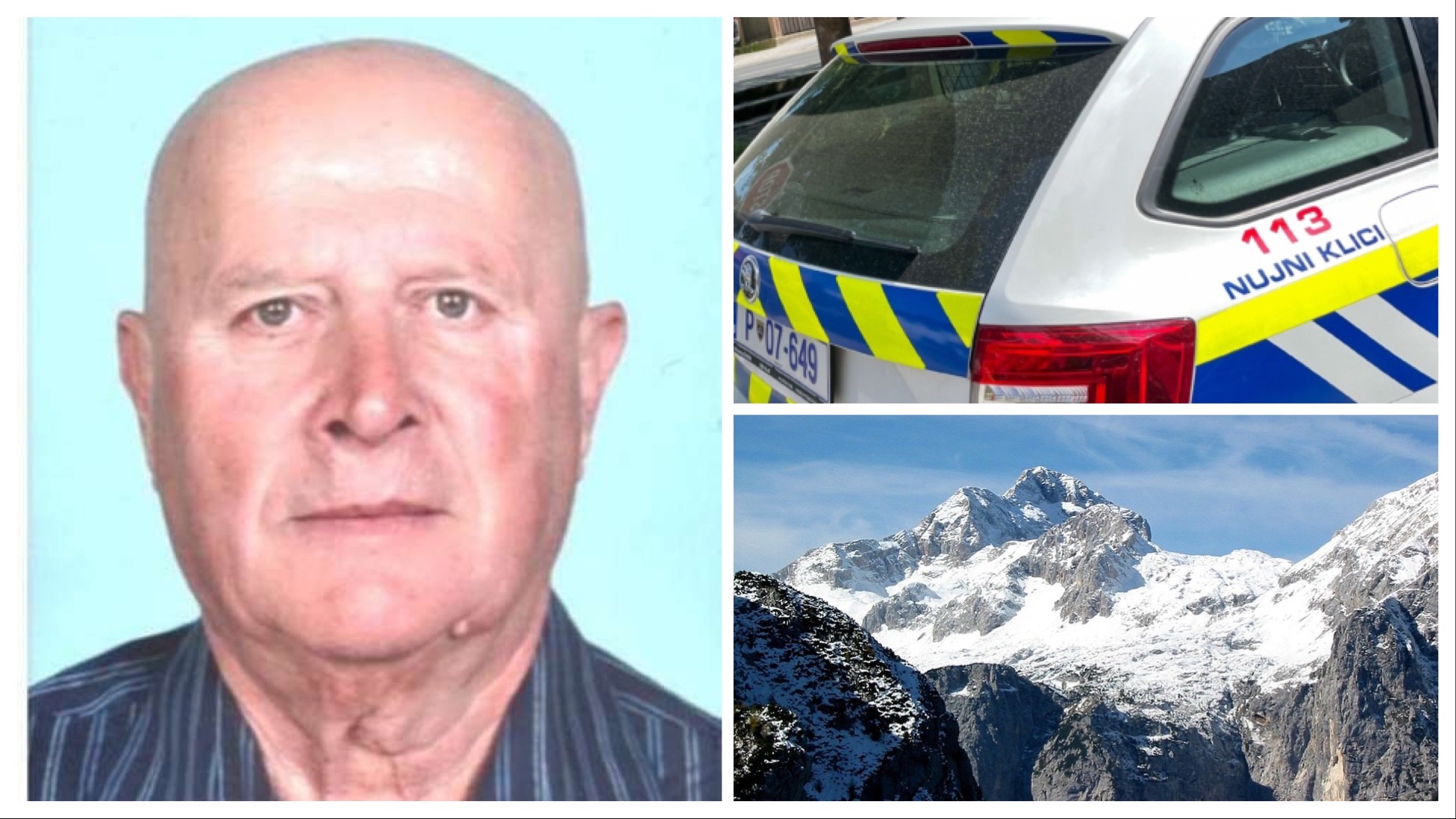 Na Triglavu pogrešan 72-letnik iz okolice Maribora