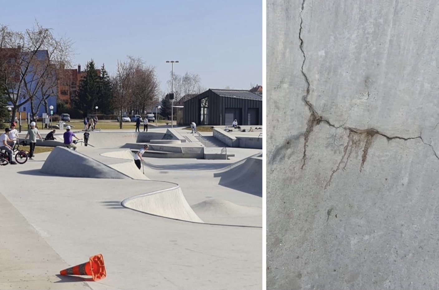 Mariborski skate park manj kot dve leti po odprtju že razpada