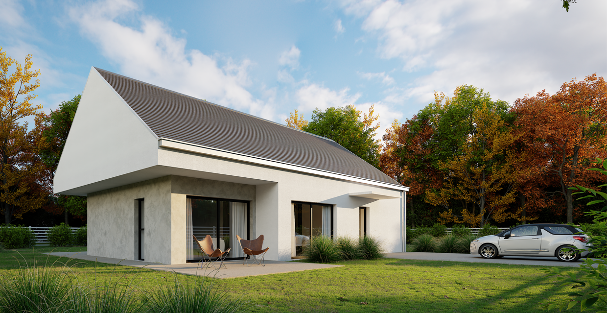 Kaj se gradi trenutno? Oglejte si 9 skoraj nič-emisijskih montažnih hiš, ki so popularne v 2024!