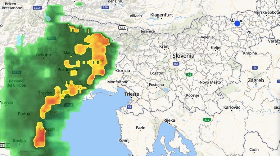 Ni še konec neviht! Sloveniji se bliža nova pošiljka