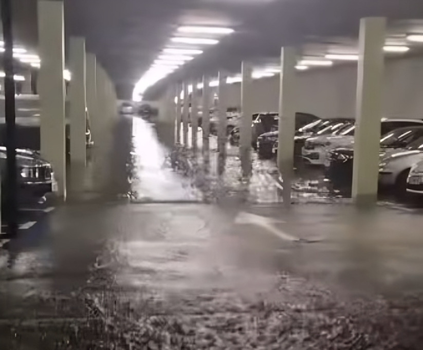 VIDEO: Šaleška dolina je dobila porcijo; podvozi in garaže pod vodo