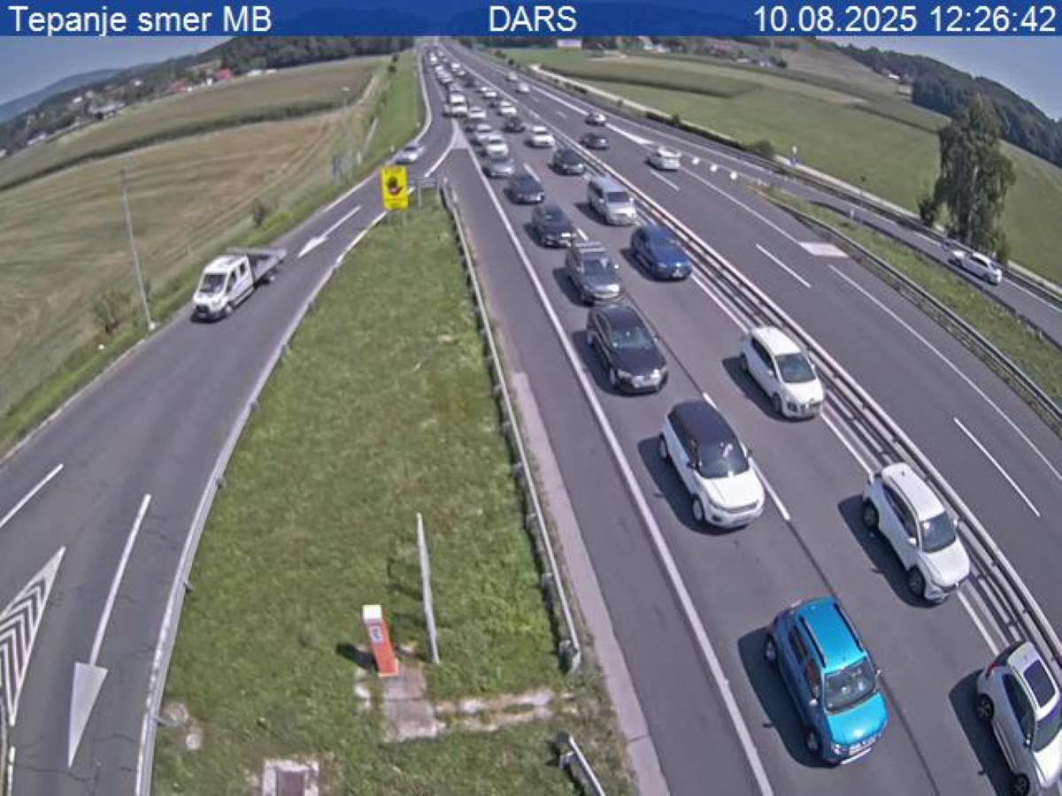 Števec zastojev: Koliko časa nam vzame pot med Mariborom in Ljubljano? (10. avgust)