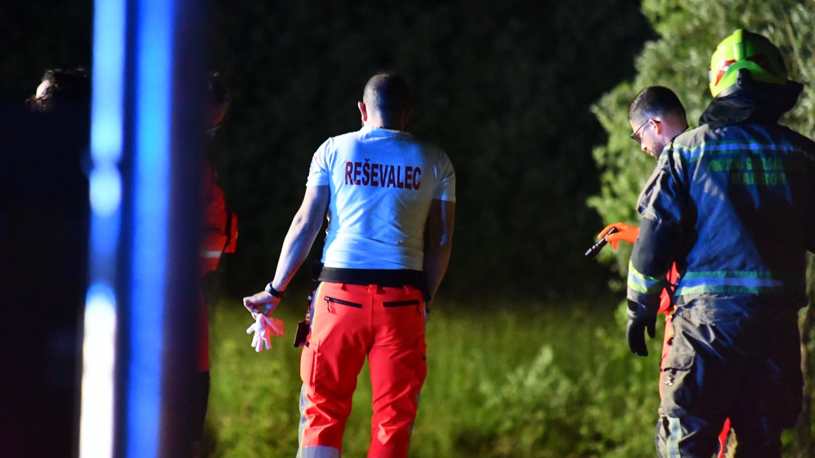 Hujša nesreča sredi noči, dve vozili trčili v konja na avtocesti