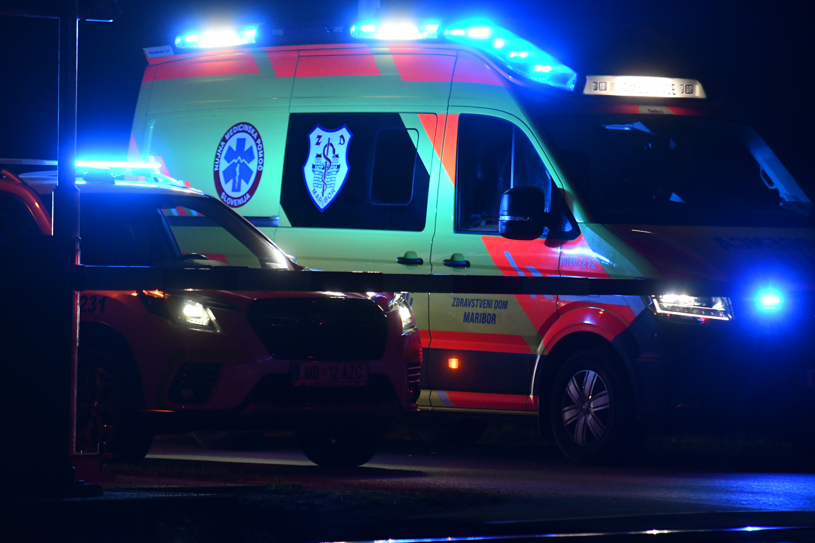 Mariborski policisti v enem dnevu obravnavali dve prometni nesreči s hudimi telesnimi poškodbami