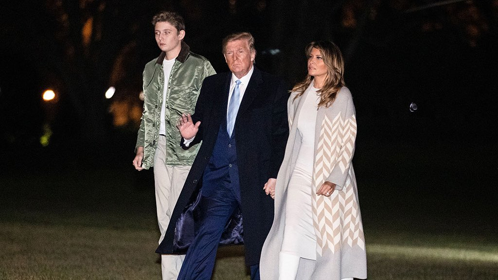 Trump jezen, ker Melania in Barron govorita slovensko: "Nimam pojma, o čem se gre"