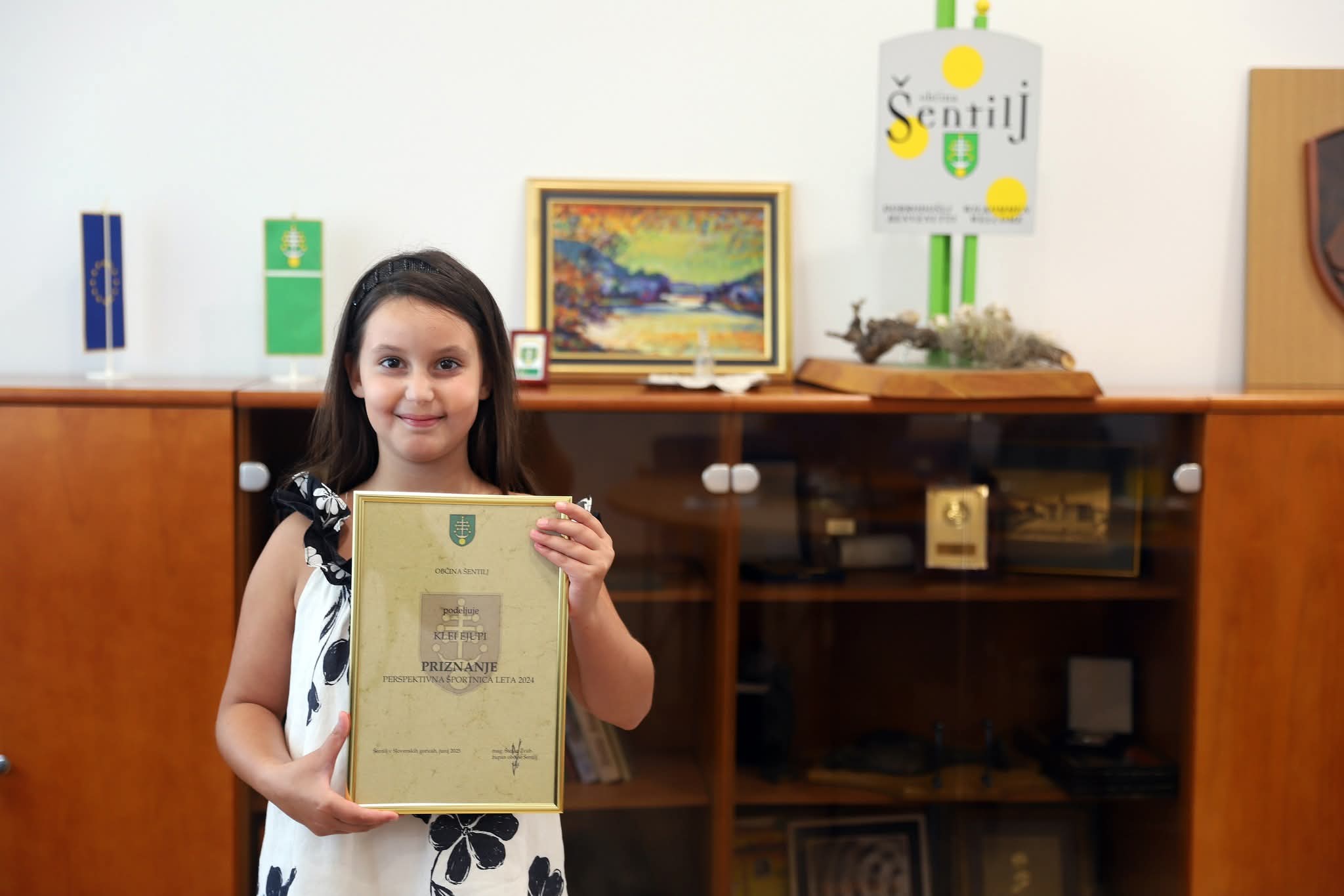 Mlada šentiljska plesalka Klea Ejupi postala perspektivna športnica leta