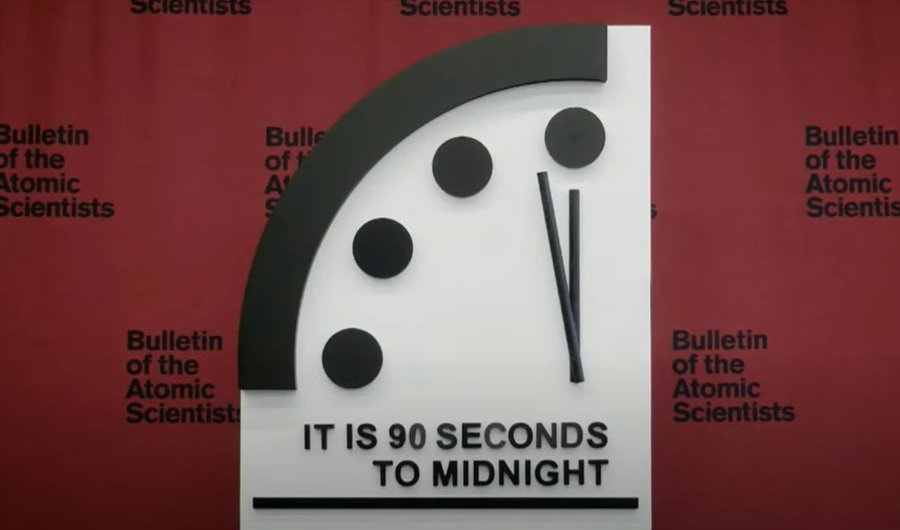 Ura sodnega dne ostaja 90 sekund pred polnočjo