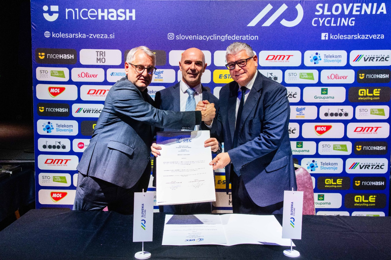 Pogodba podpisana: Slovenija bo prihodnje leto gostila Evropsko prvenstvo v cestnem kolesarstvu