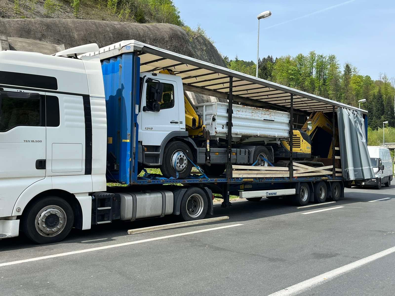 Tovornjak, ukraden v Nemčiji, najden na območju PU Maribor