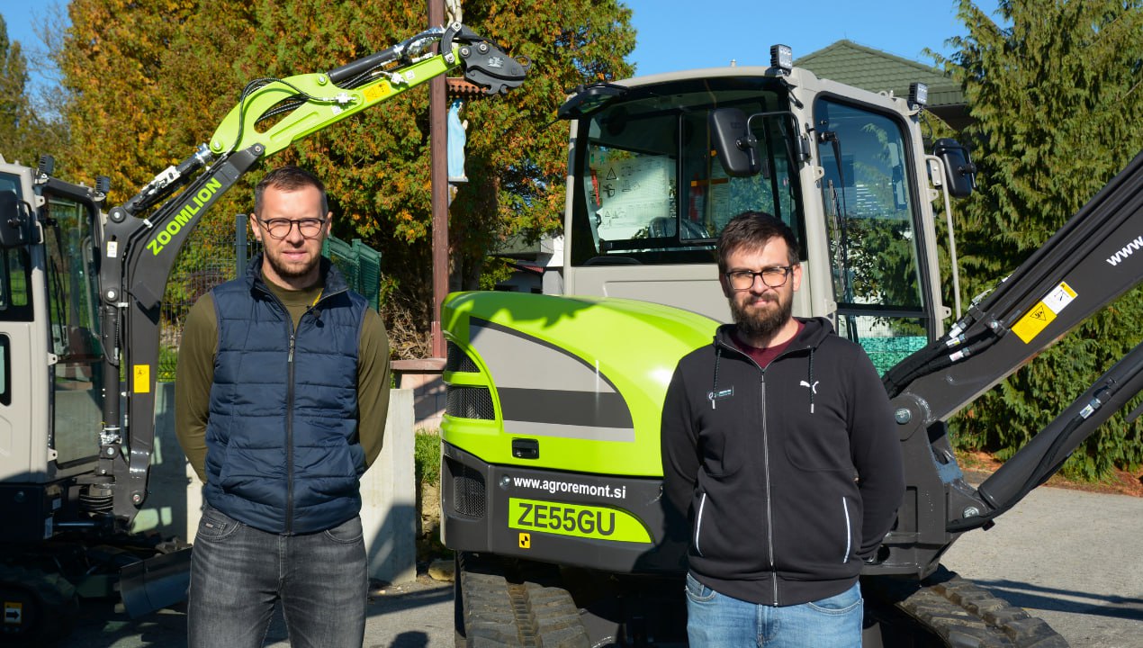 VIDEO: Agroremont prvi v Slovenijo pripeljal Zoomlion ter njegove zmogljive in cenovno dostopne mini bagre svetovnega razreda