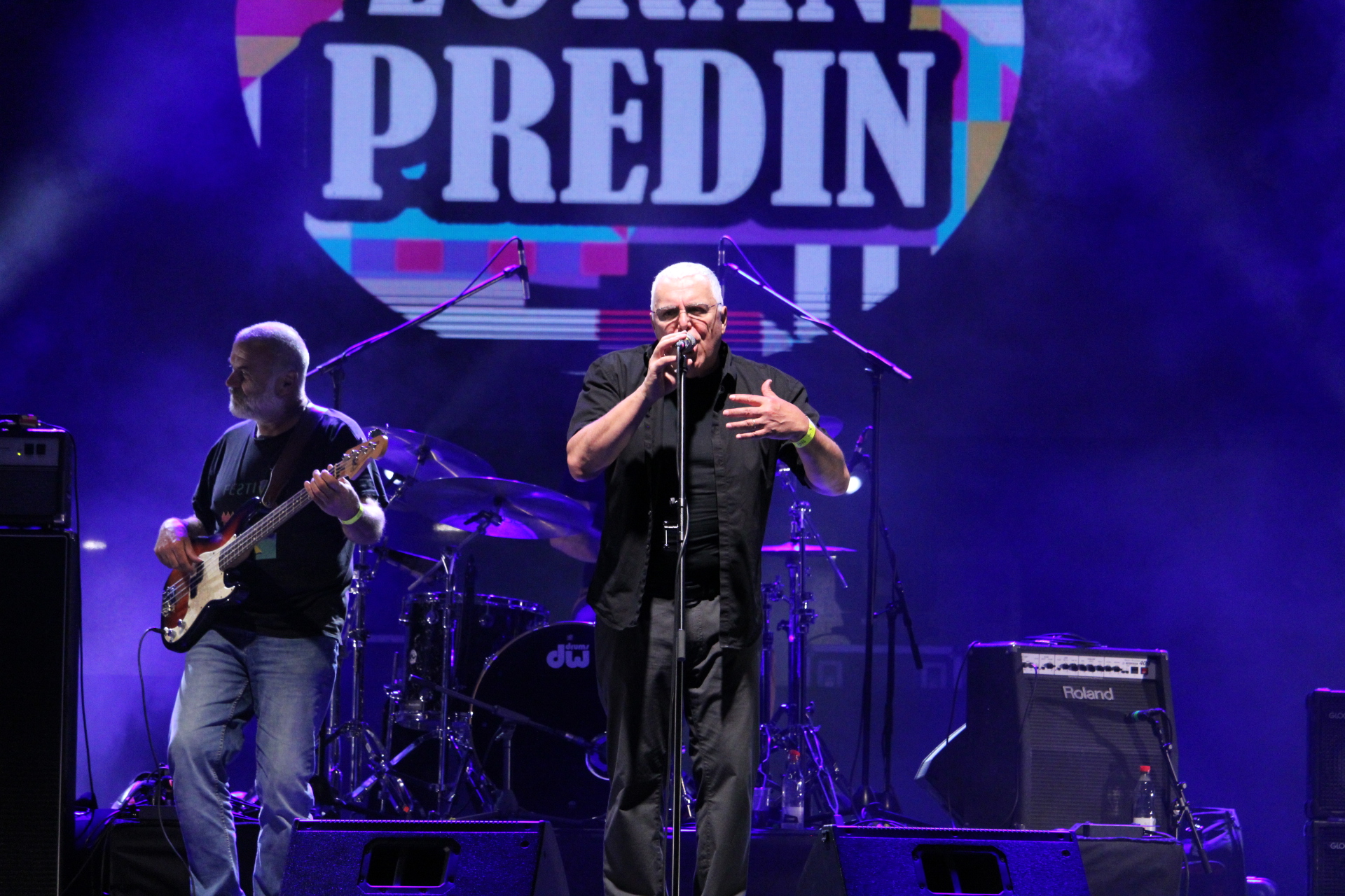 FOTO in VIDEO: Predin, Kreslin in Lovšin so na Festivalu Lent združili moči na odru