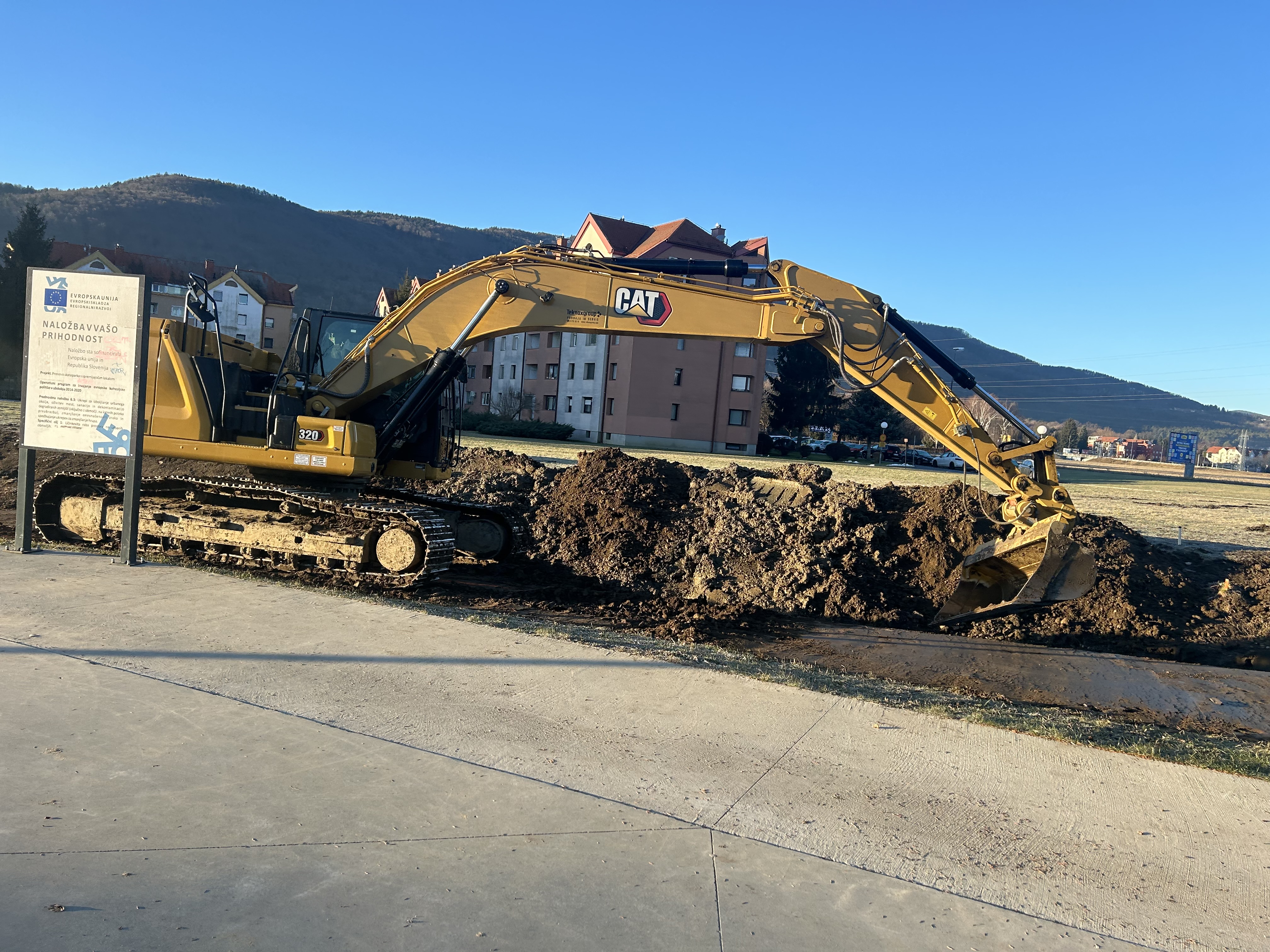 Stroji pri Pekrskem potoku že brnijo, katera dela se izvajajo?