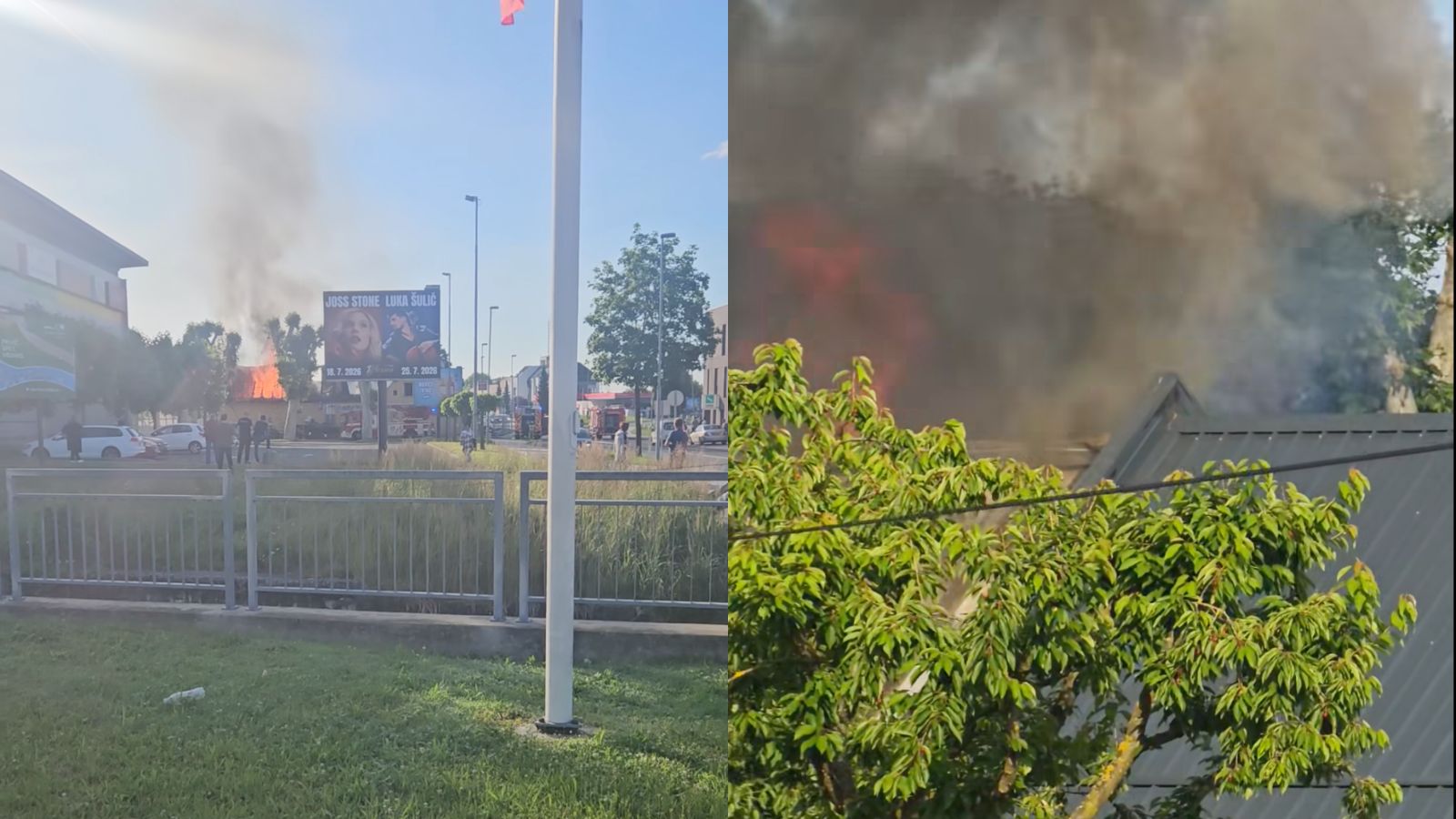FOTO: Na Ptuju ponovno izbruhnil požar v isti večstanovanjski hiši