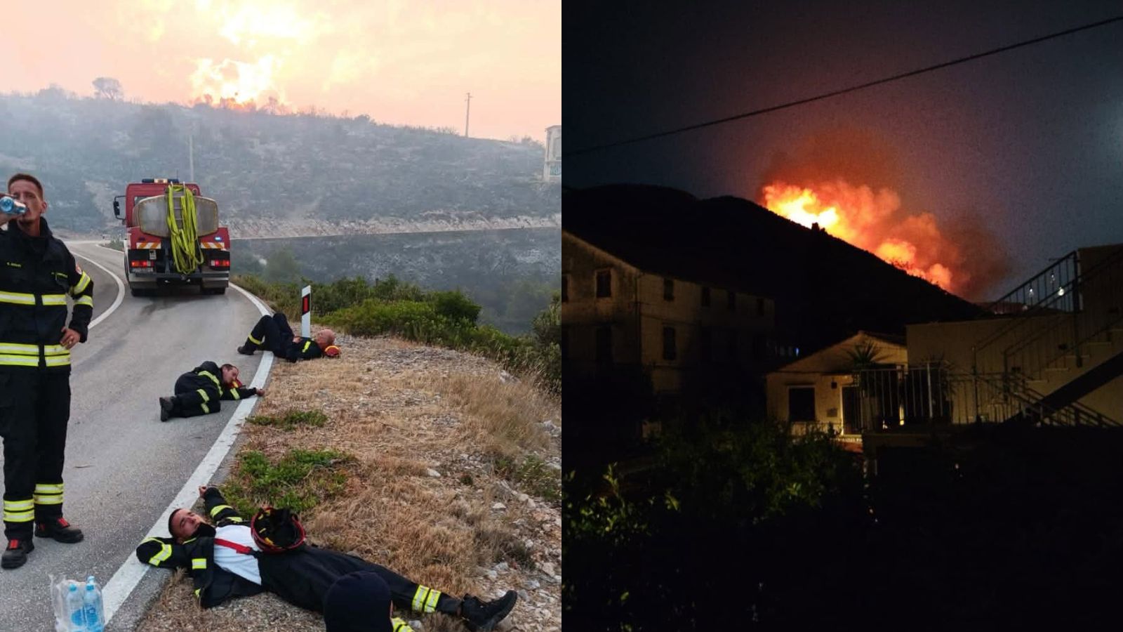 FOTO: Grozljivi prizori s priljubljenega hrvaškega otoka, na pomoč so prileteli celo kanadčani