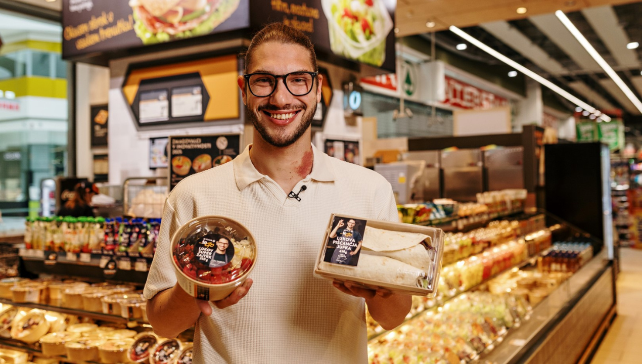 Lanski zmagovalec kuharskega šova MasterChef Luka Pangos pripravil dva izdelka za SPAROVO Hitroteko