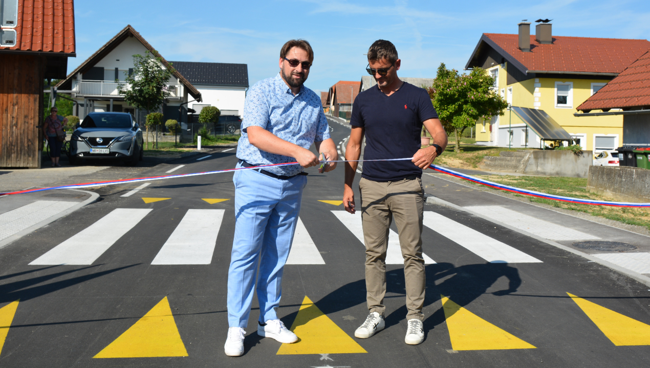 FOTO in VIDEO: Ena letošnjih večjih investicij v Dupleku je zaključena, odslej skozi Zimico po novi cesti