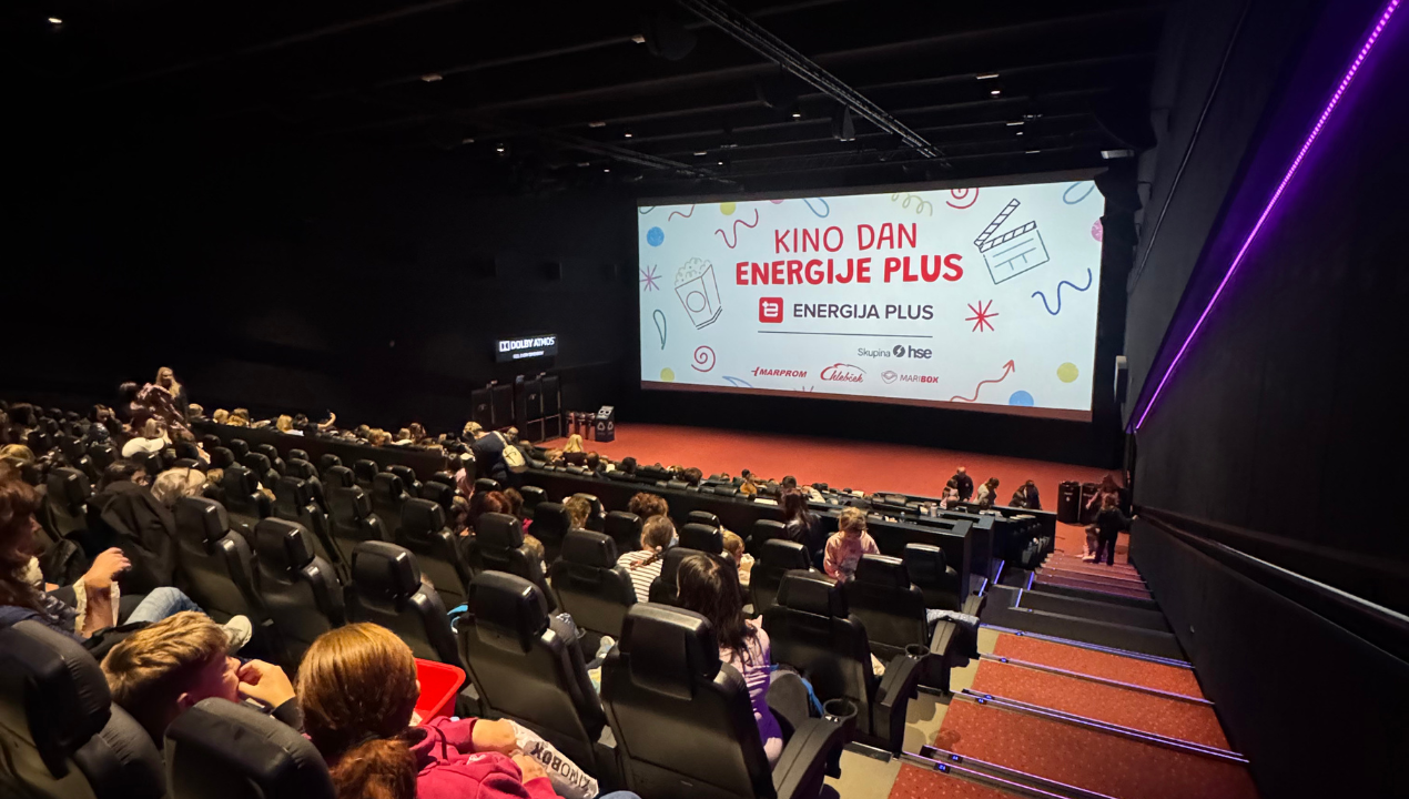 Energija plus s kino dnevom že tradicionalno razveselila več kot 400 otrok
