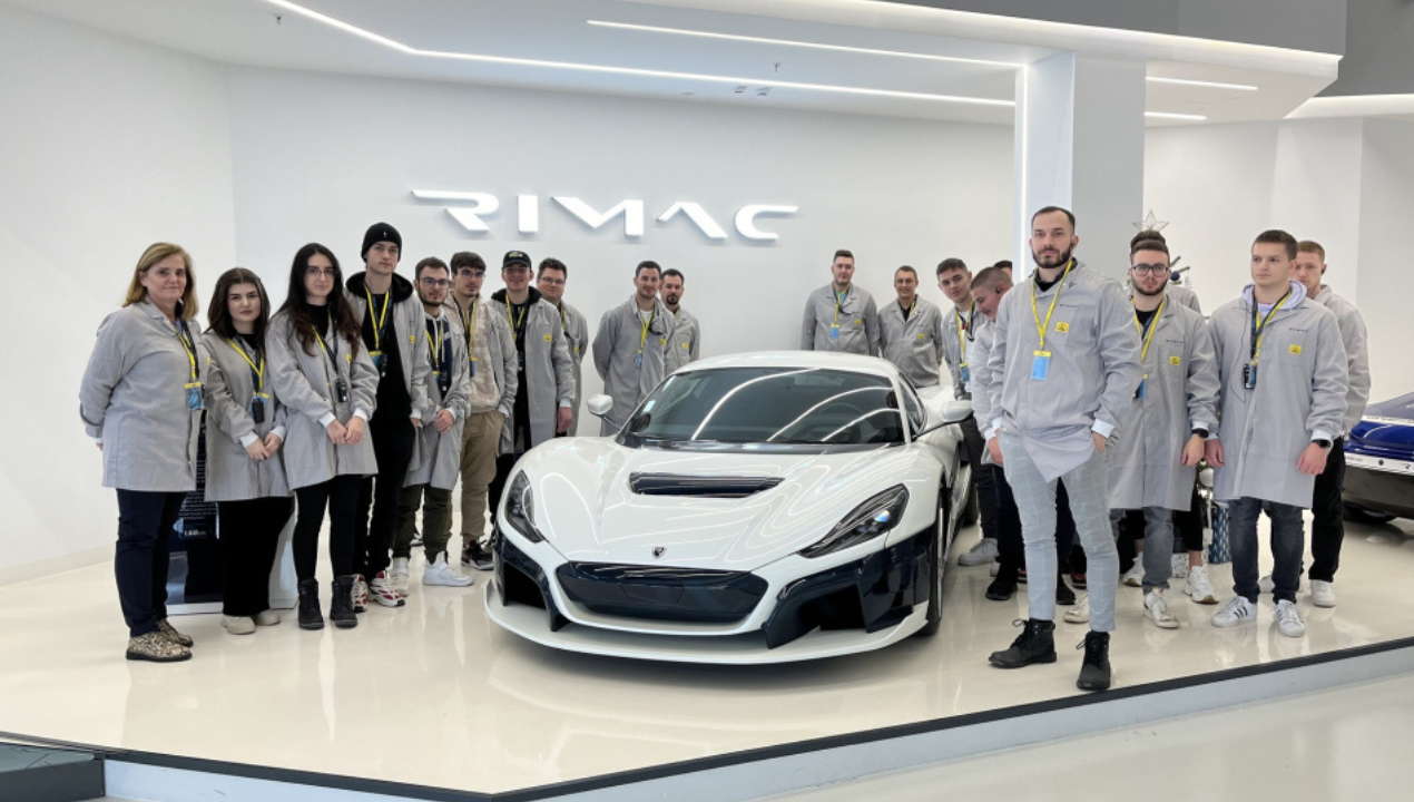 Strokovna ekskurzija v podjetje Rimac Automobile