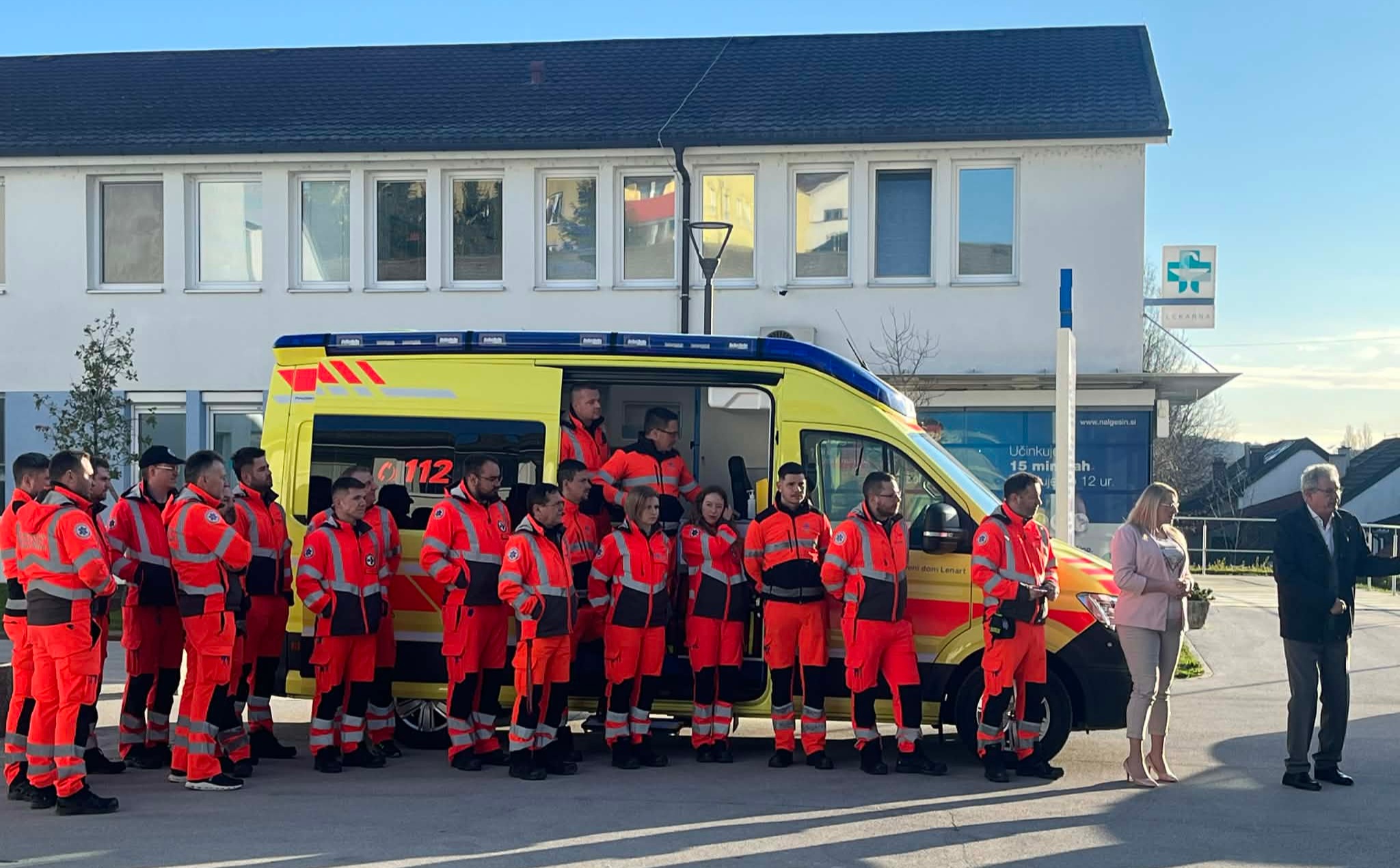 Hitrejša pomoč v  osrednjih Slovenskih goricah: Lenart dobil novo urgentno reševalno vozilo